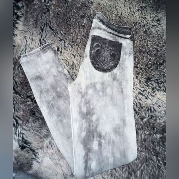 SIWY Melt My Heart Skinny Jeans in Grey, Size 27 - Picture 5 of 12